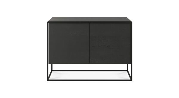 Eichenholz Schwarz Monolit Anrichte 110 x 45cm Ethnicraft