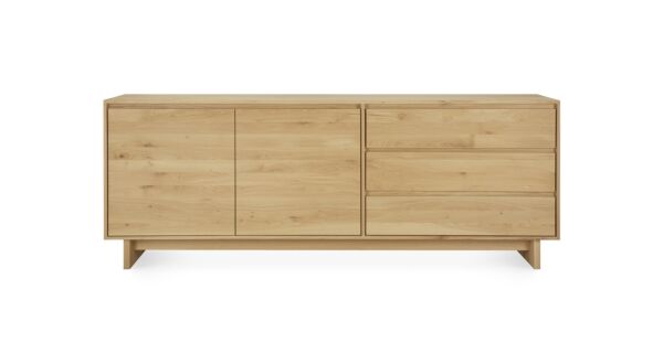 Eichenholz Wave Anrichte 205 x 46cm Ethnicraft