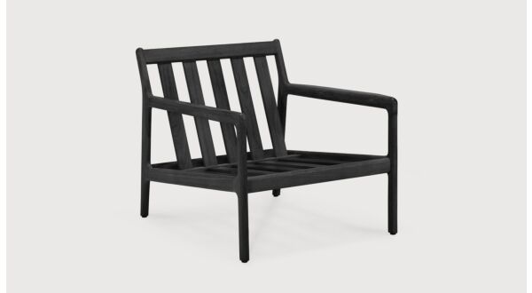 Teakholz schwarz Jack Liegestuhlgestell für Draußen 76 x 90cm Ethnicraft