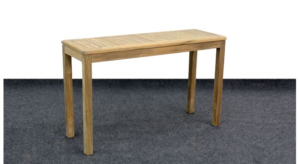 Table de jardin console murale 140 x 40 cm plateau simple - Collection Diamond