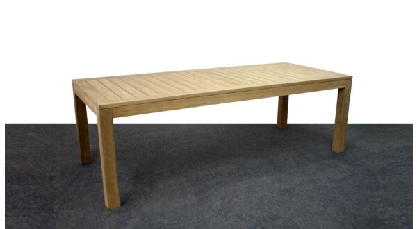 Garden Table Fixed Rectangle Wide Slats 200 x 100cm - Limited Edition Diamond Collection