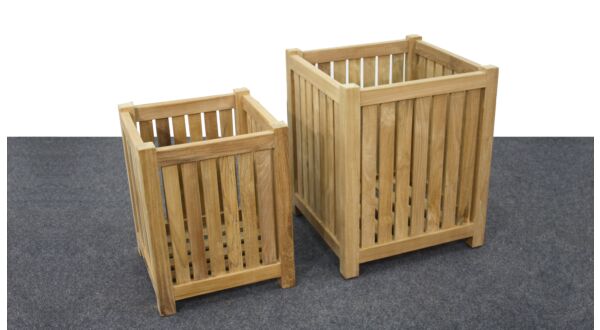 Planter Set of 2 pieces 55 x 55 x H65cm - Diamond Collection