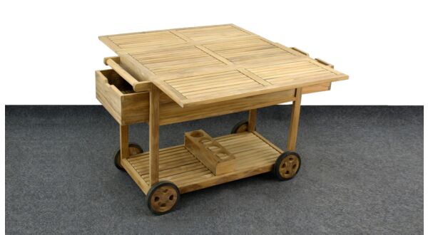 Trolley Ribu 1 Large with 2 Drawers - 4 Wheels 52 x 78 x 110cm - Diamond Collection