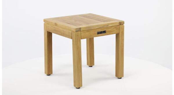 Teak Garden Side Table 45 x 45cm Diamond Collection