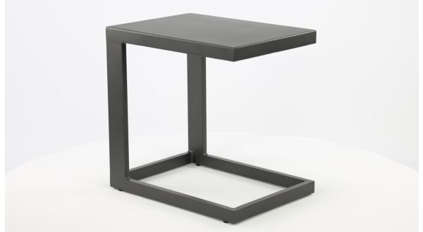 Alu Bijzettafel Sion Charcoal Mat 55 x 40 x H55cm 