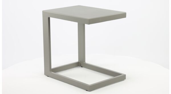 Alu Bijzettafel Sion Warm Grey Mat 55 x 40 x H55cm