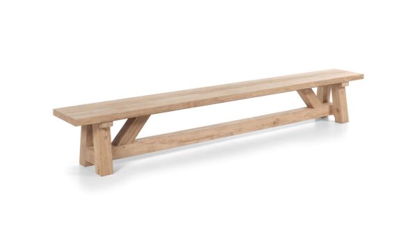 Banc de Jardin en Teck American Cottage - 300cm