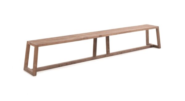 Teak Tuinbank Helsinki 300cm x 40cm x H45cm - Recup Teak