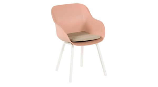 Le Soleil Element Armstoel Kleur Pink Met Alu Poten Royal Wit Inclusief Zitkussen Susy Taupe Le Soleil Element Armstoel Kleur Pink Met Alu Poten Royal Wit Inclusief Zitkussen Susy Taupe