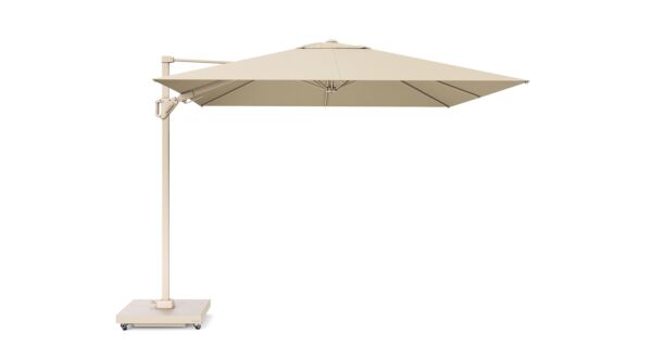 Floating parasol Challenger T Premium 300cm x 300cm Mast Sandstone Alu - Cloth Champagne