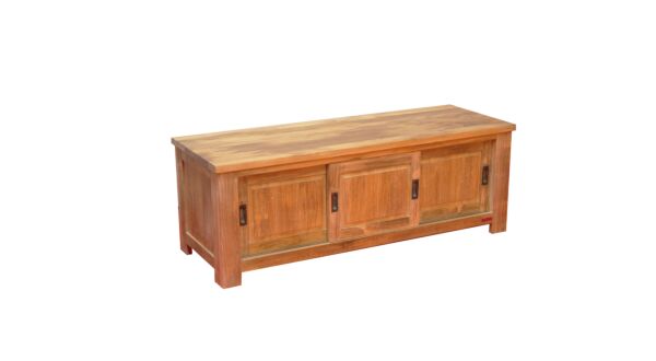 Meuble TV Kristel 140 avec 3 portes coulissantes - Collection Diamond