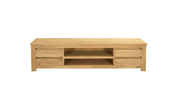 Meuble TV Sonia 160cm avec 4 tiroirs - Collection Diamond
