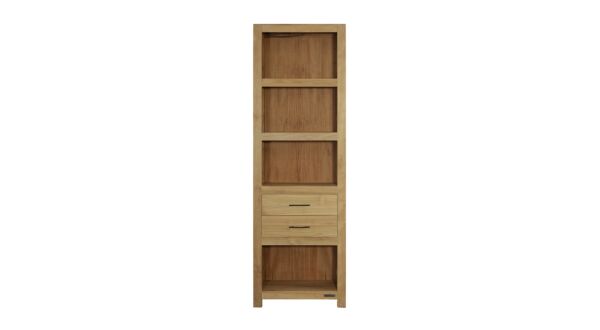 Bücherregal Classic-Line 065 cm mit 2 Schubladen und 4 Nischen, Diamond Collection
