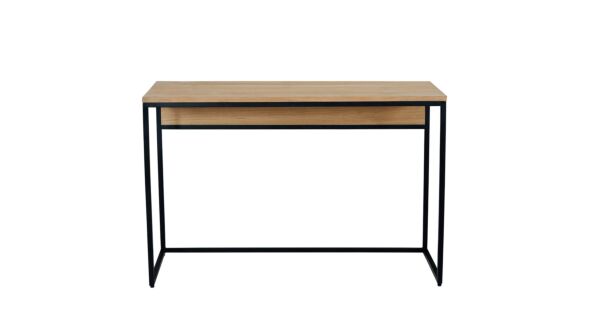 Teak Office Desk Modena 120cm Teak Light Brushed - Diamond Collection