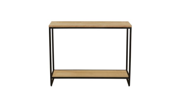 Modena Muurconsole Dubbele Top 100cm Teak Light Brushed