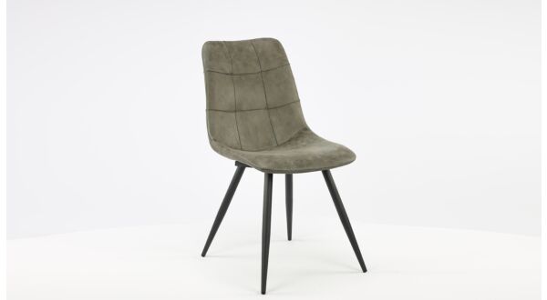 Chaise d'intérieur Peak Softyl Acier - Pieds Noir