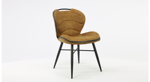 Chaise d'intérieur Talent Luxor Cognac - Pieds Noirs