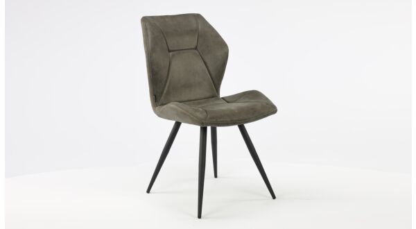 Chaise d'Intérieur Tesla Softyl Acier - Pieds Noirs