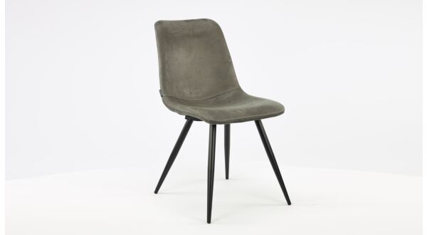 Chaise d'intérieur Spot Softyl en acier avec pieds noirs