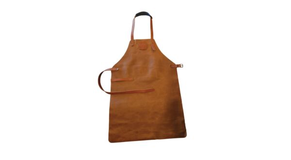 Ofyr Leather Apron Brown - One Size