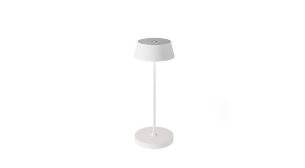 Qoozii Lampe Design Malte Blanche - Sans Fil