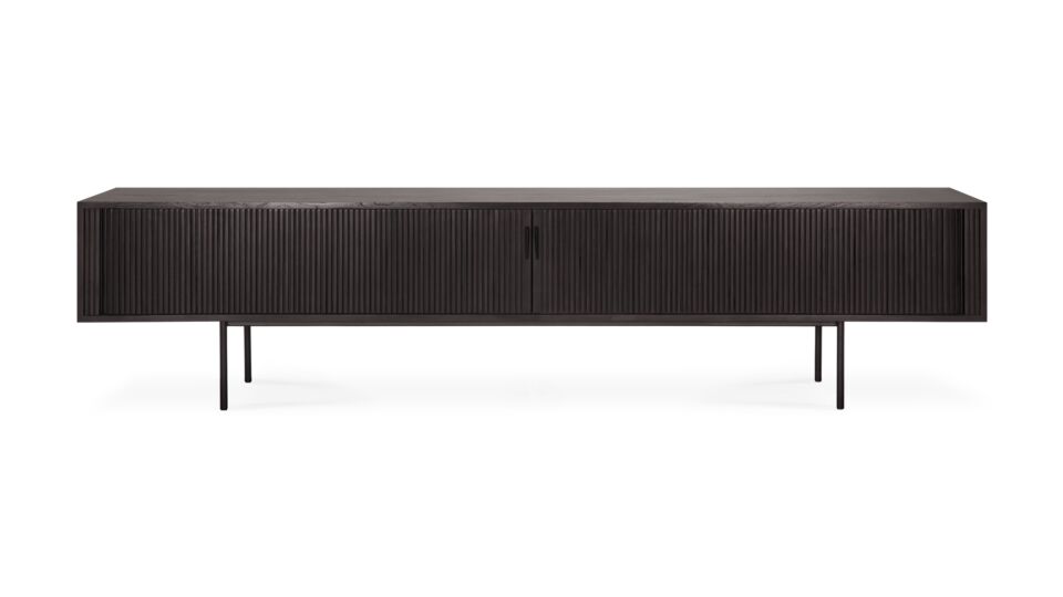 Teak Zwart Roller Max TV-meubel 242 x 45cm Ethnicraft main product photo