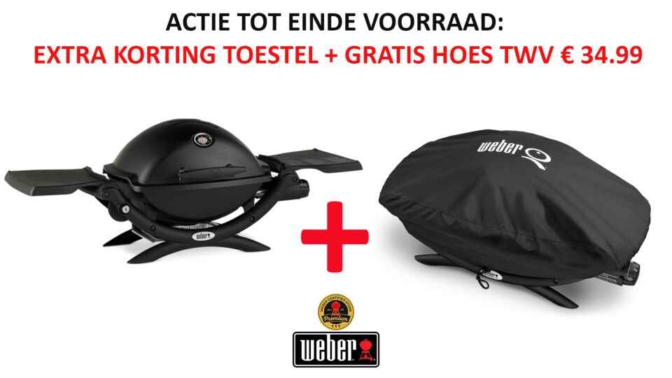 Weber Q 2200 Black Gasbarbeque main product photo