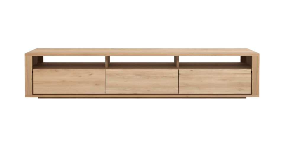 Oak Shadow TV cupboard 210 x 46cm Ethnicraft main product photo