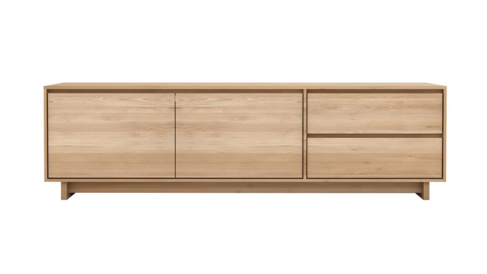 Eichenholz Wave TV Anrichte 210 x 46cm Ethnicraft main product photo