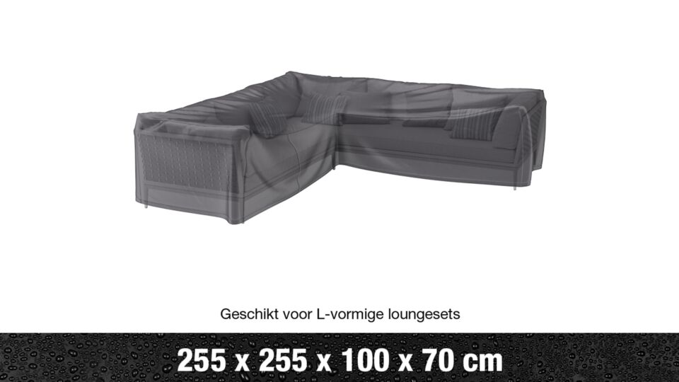 AeroCover Lounge-Set-Schutzhülle Eckset L-Form 255x255x100xH70cm main product photo
