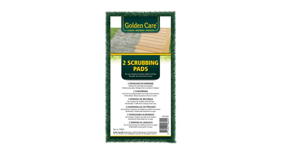 Scrubbing Pad Green S/2 Golden Care main product photo