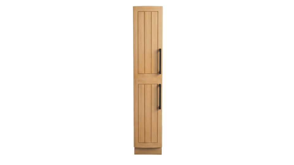 Armoire colonne en teck New Monaco, ouverture à gauche main product photo