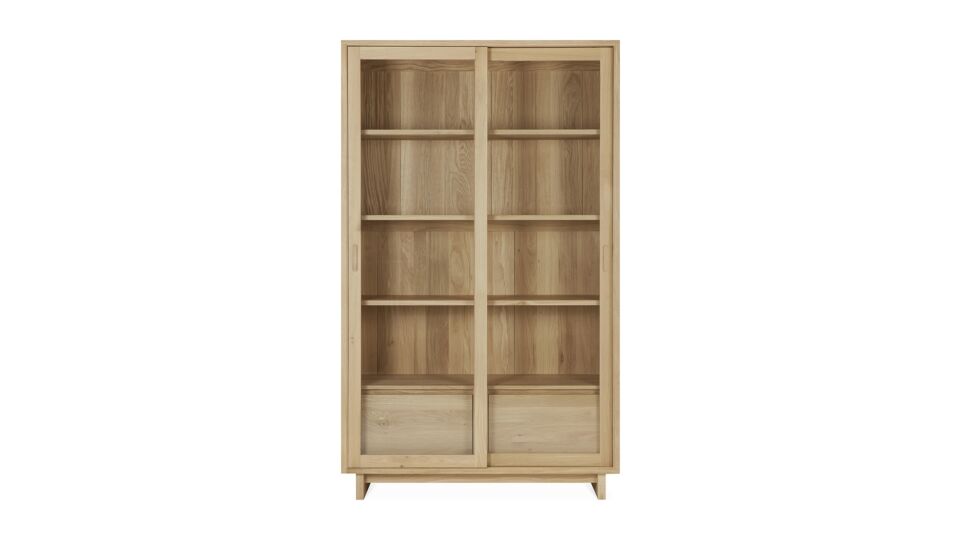Oak Wave cupboard 110 x 46cm Ethnicraft main product photo
