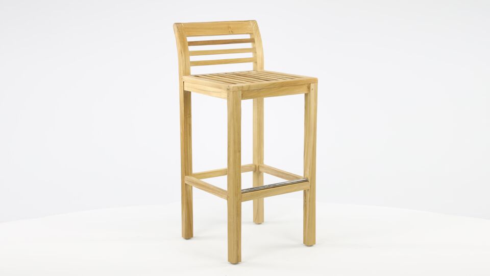 Tuinstoel Barstoel Stainless Voetsteun 42 x 47 x 95cm - Diamond Collection - Zit H73 main product photo