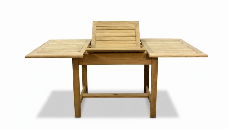 Ausziehbarer Gartentisch, rechteckige Lamellen, 5 cm, 120 x 180 x 105 cm – Diamond-Kollektion main product photo