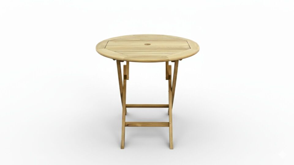 Garden table Foldable Round Dia 060cm - Diamond Collection main product photo