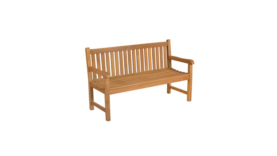 Garden Bench Straight Back 120cm P5 Park Bench 120cm x 92cm x 66cm - Diamond Collection main product photo