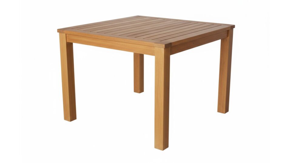 Tuintafel Vast Vierkant Latten 5cm 150 x 150cm - Diamond Collection main product photo