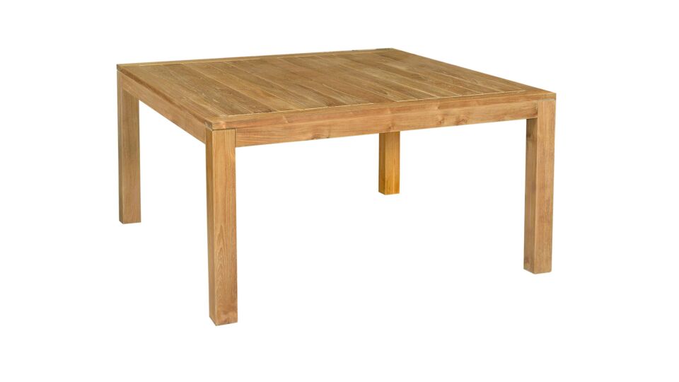 Tuintafel Vast Vierkant Latten 5cm 150 x 150cm - Diamond Collection main product photo