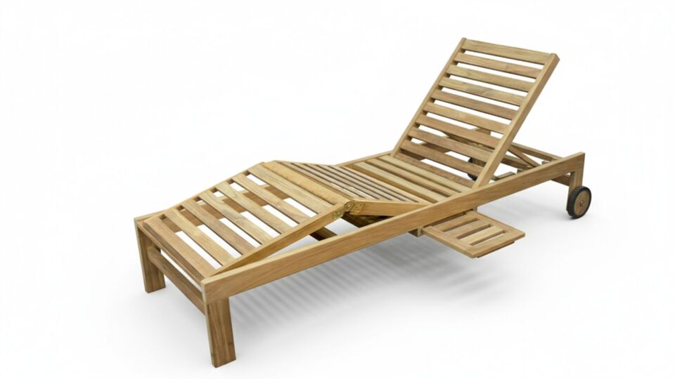 Ligbed Modern Met Verstelbare Rug en Beengedeelte 200 x 37 x 72cm Diamond Collection main product photo