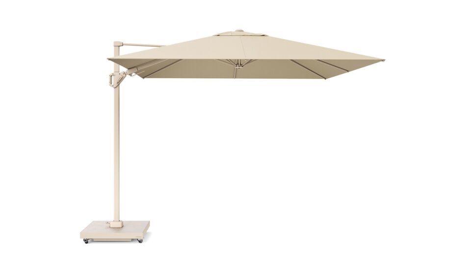 Zweefparasol Challenger T2 Premium 300cm x 300cm Mast Sandstone Alu - Doek Champagne main product photo
