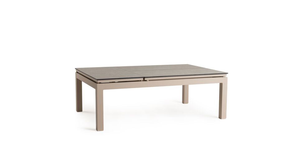 Alu Salontafel Flip-Up Frame Champagne Met Tespa Ophira Top main product photo