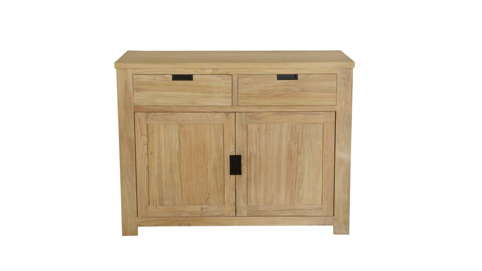 Sideboard Modern Black 120cm 2 Doors + 2 Drawers Modern-Line Diamond Collection main product photo