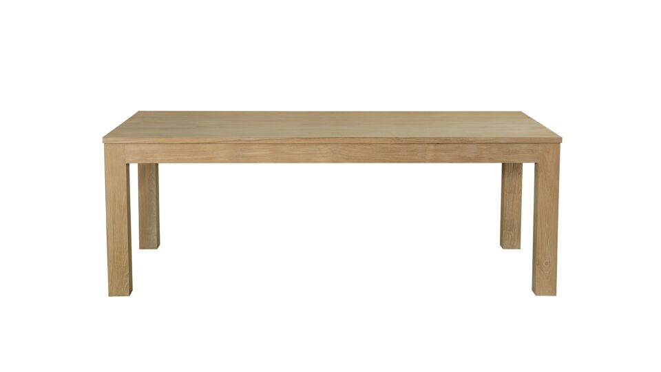 Teak Interior Table Extendable 220 - 320 x 100cm x H78cm Heavy Construction - HP main product photo