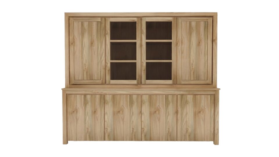 Terra Erosi Vitrine mit 6 Flügeltüren und 2 Glastüren – Vintage Erosi Kollektion main product photo