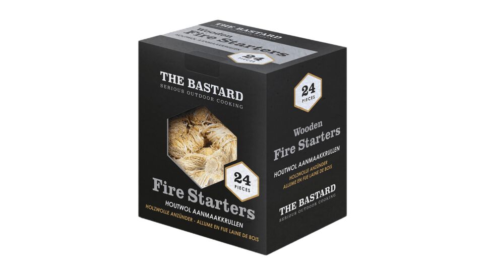 The Bastard Wooden Fire Starters 24stuks - 350gr ( FSC 100% ) main product photo