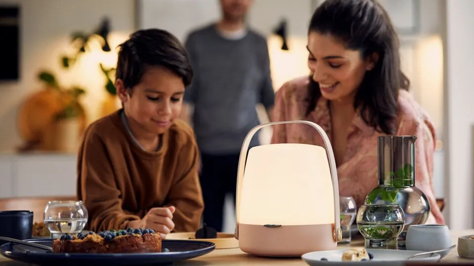 Lite up led light - Light rose sfeer