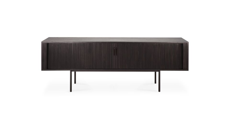 Teak Zwart Roller Max TV-meubel 162 x 45cm Ethnicraft main product photo