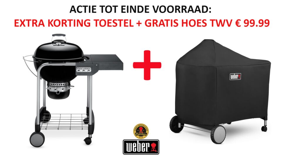 Performer Black Dia 57cm Met GBS Grillrooster - System Edition - main product photo