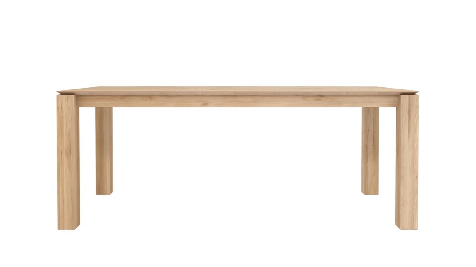 Oak Slice dining table 200 x 100cm Ethnicraft main product photo